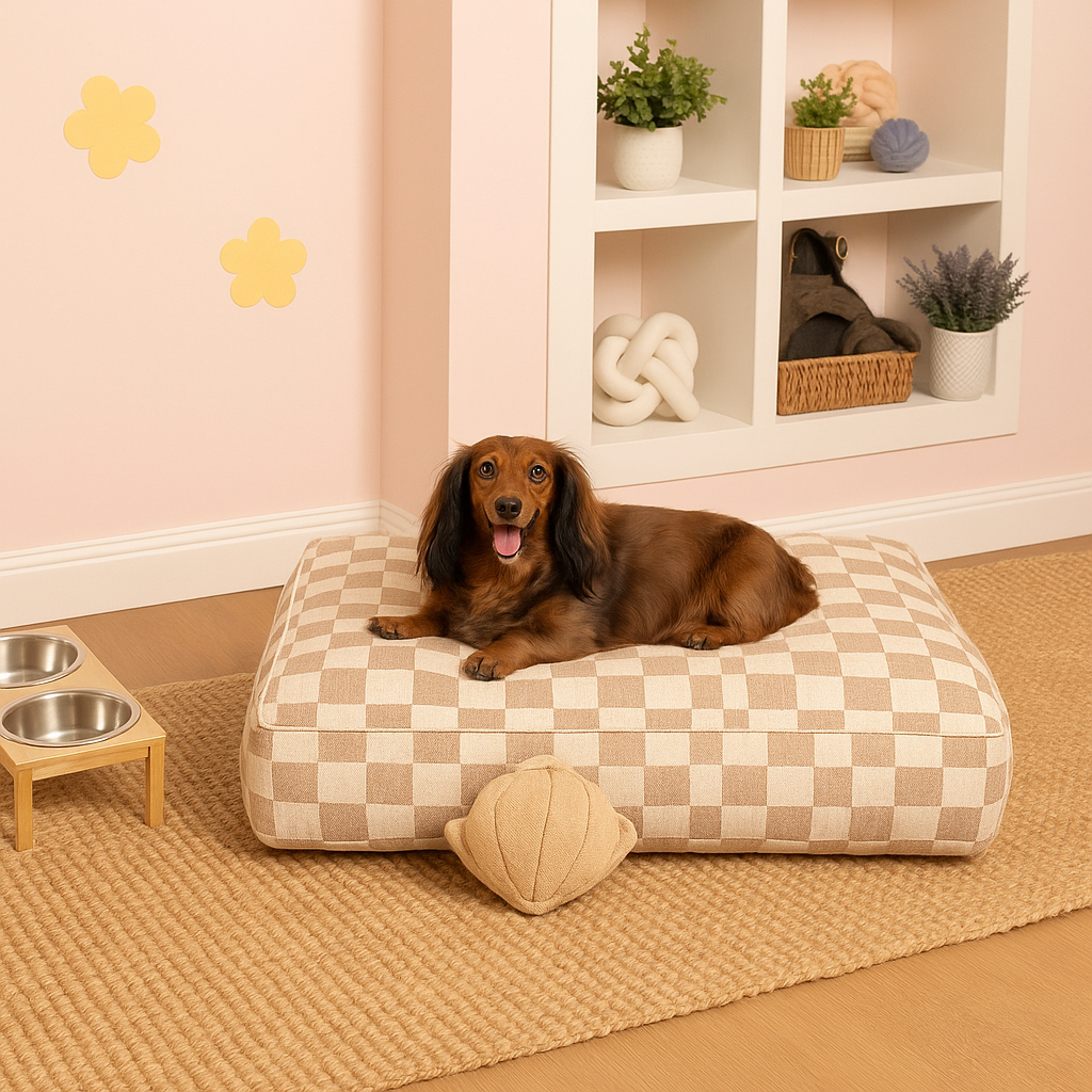 Maya Modern Pet Bed with Washable Cover