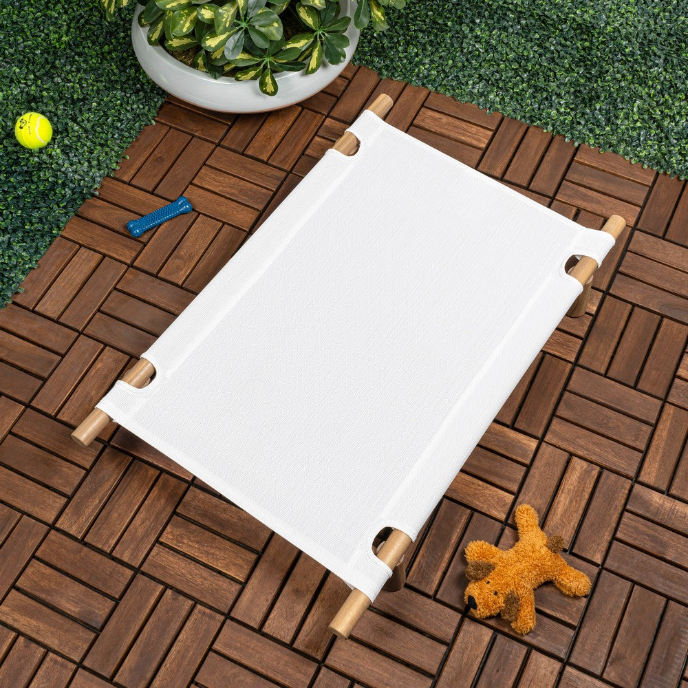 Chester Wood Frame Elevated Outdoor Dog Bed