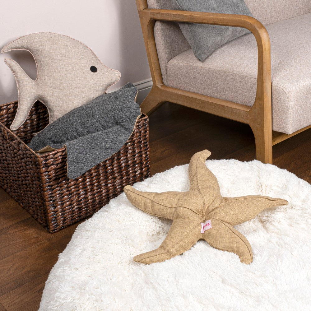 Cancun Stuffed Dog Toy Set Gray L-3SET
