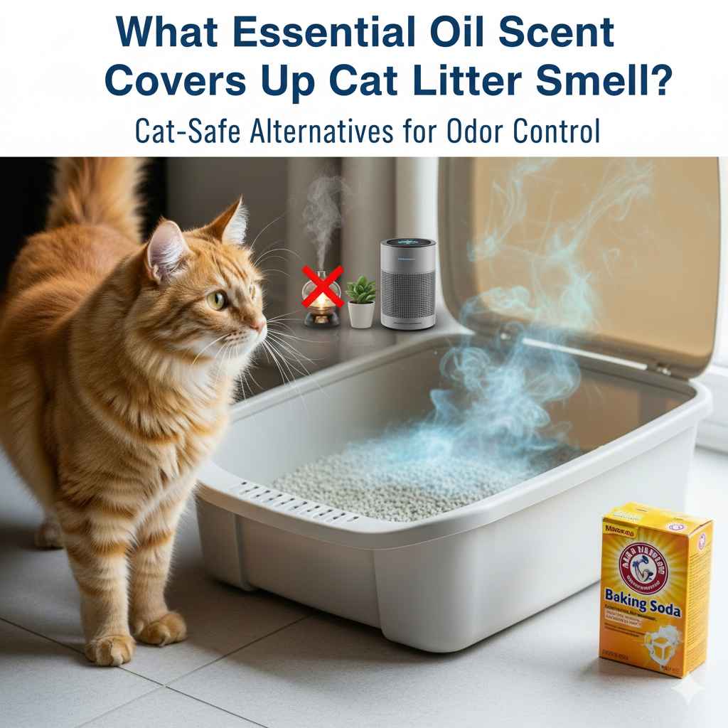 What Essential Oil Scent Covers Up Cat Litter Smell? | Complete Cat-Safe Guide