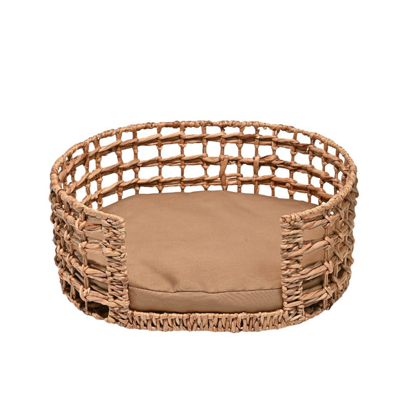 Gigi Handwoven Pet Bed with Cushion