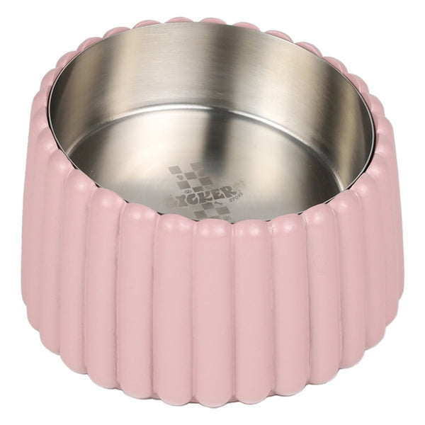 Ripple Ridge Small/Medium Slanted Concrete and Stainless Steel Bowl 16oz (2 Cups) Pet Feeder