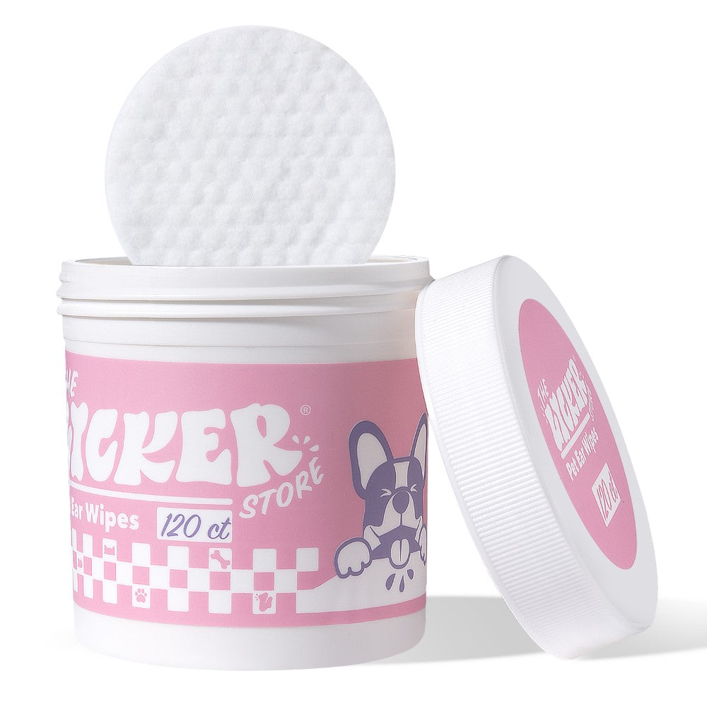 Dog Ear Cleaning Hypoallergenic Wipes with Extracts of Chamomile and Oat Kernel