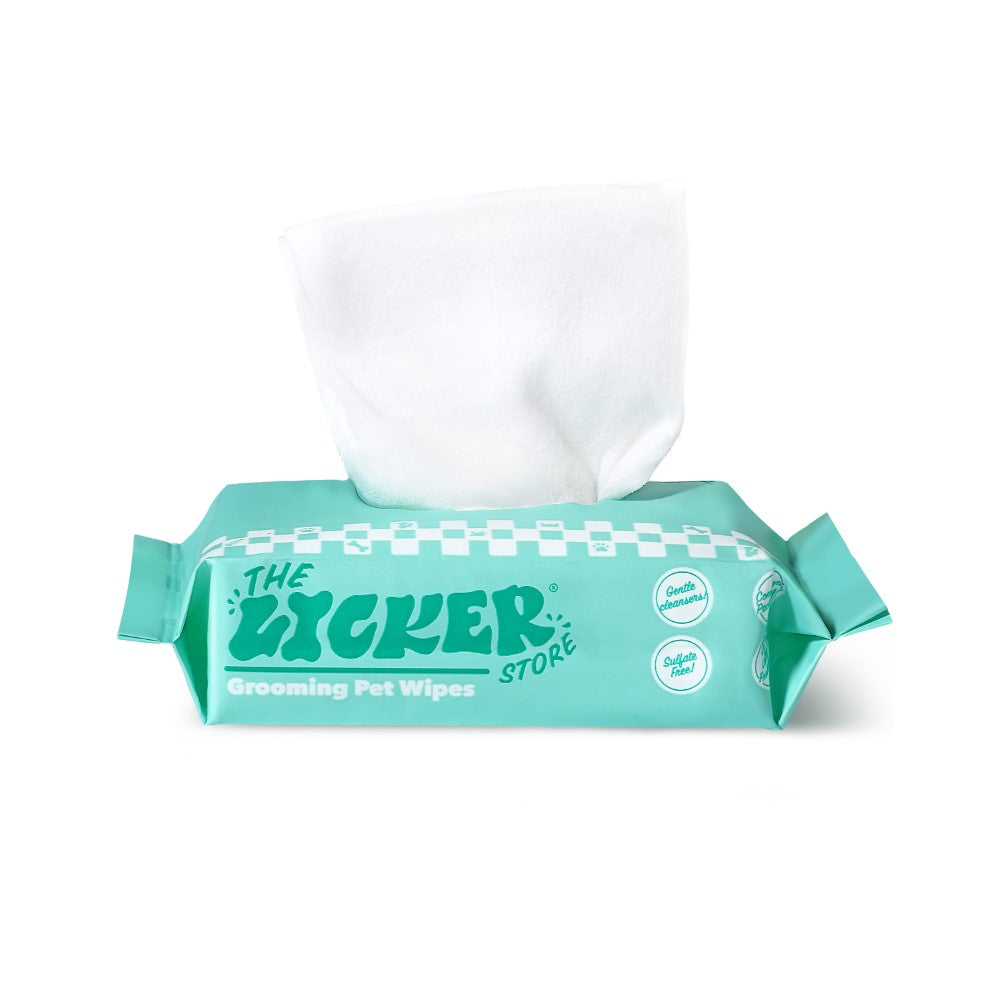 Mini Dog Body Hypoallergenic Wipes with Extracts of Aloe Vera Leaf, Chamomile, Shea Butter